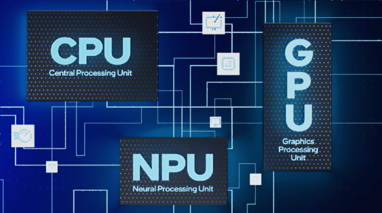 AI PC 本地運算示意圖