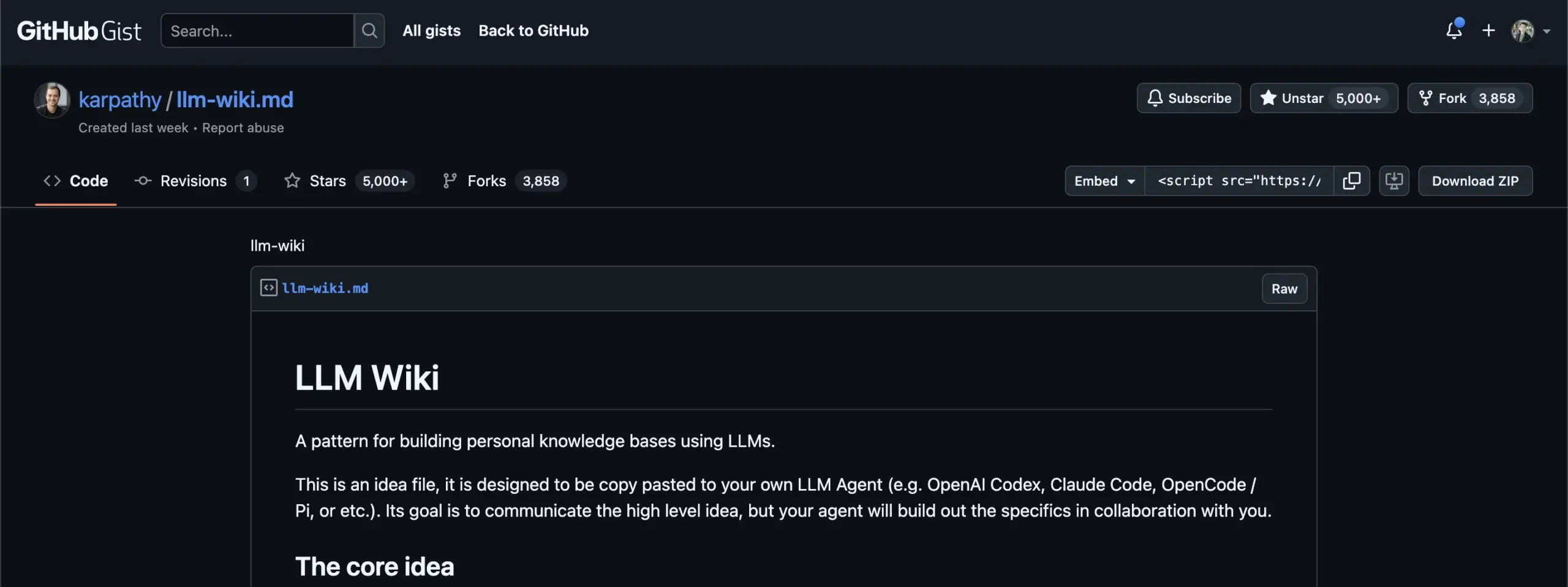 Karpathy LLM Wiki 知識管理模式，用 Obsidian 建立 AI 第二大腦的三層架構