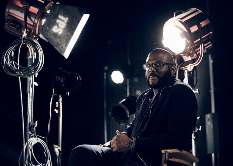 Tyler Perry 肖像，好萊塢製片人、Perry Studios 創辦人