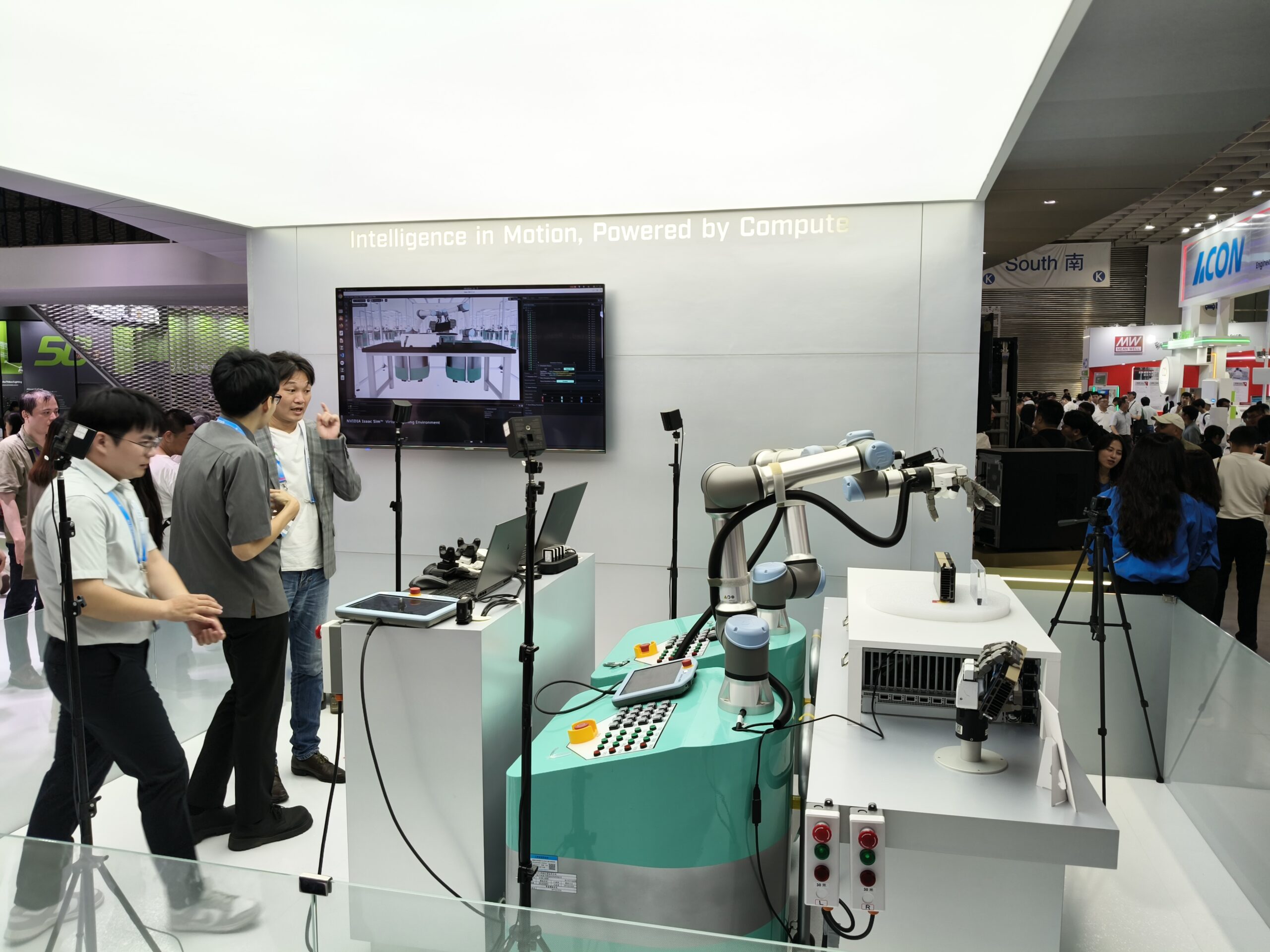 COMPUTEX 2026 技嘉 GIGABYTE 展位設計，南港展覽館一館一樓現場 7