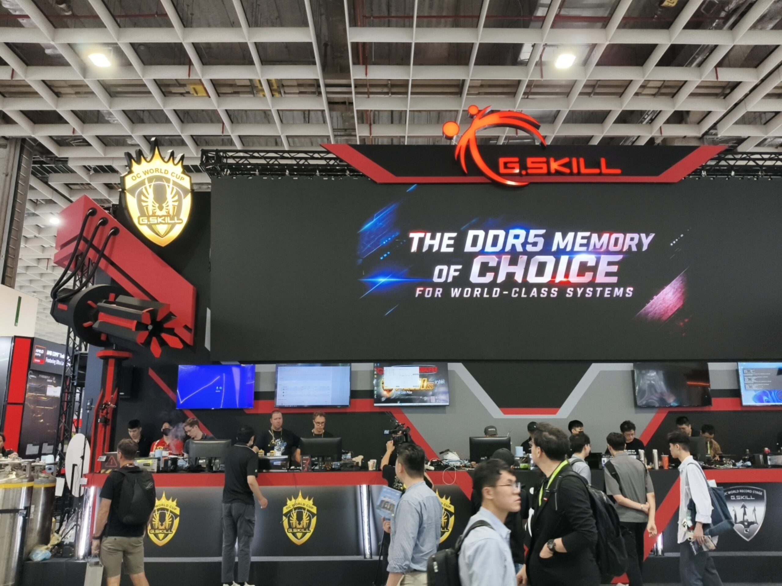 COMPUTEX 2026 芝奇 G.SKILL 展位設計，南港展覽館一館一樓現場 1