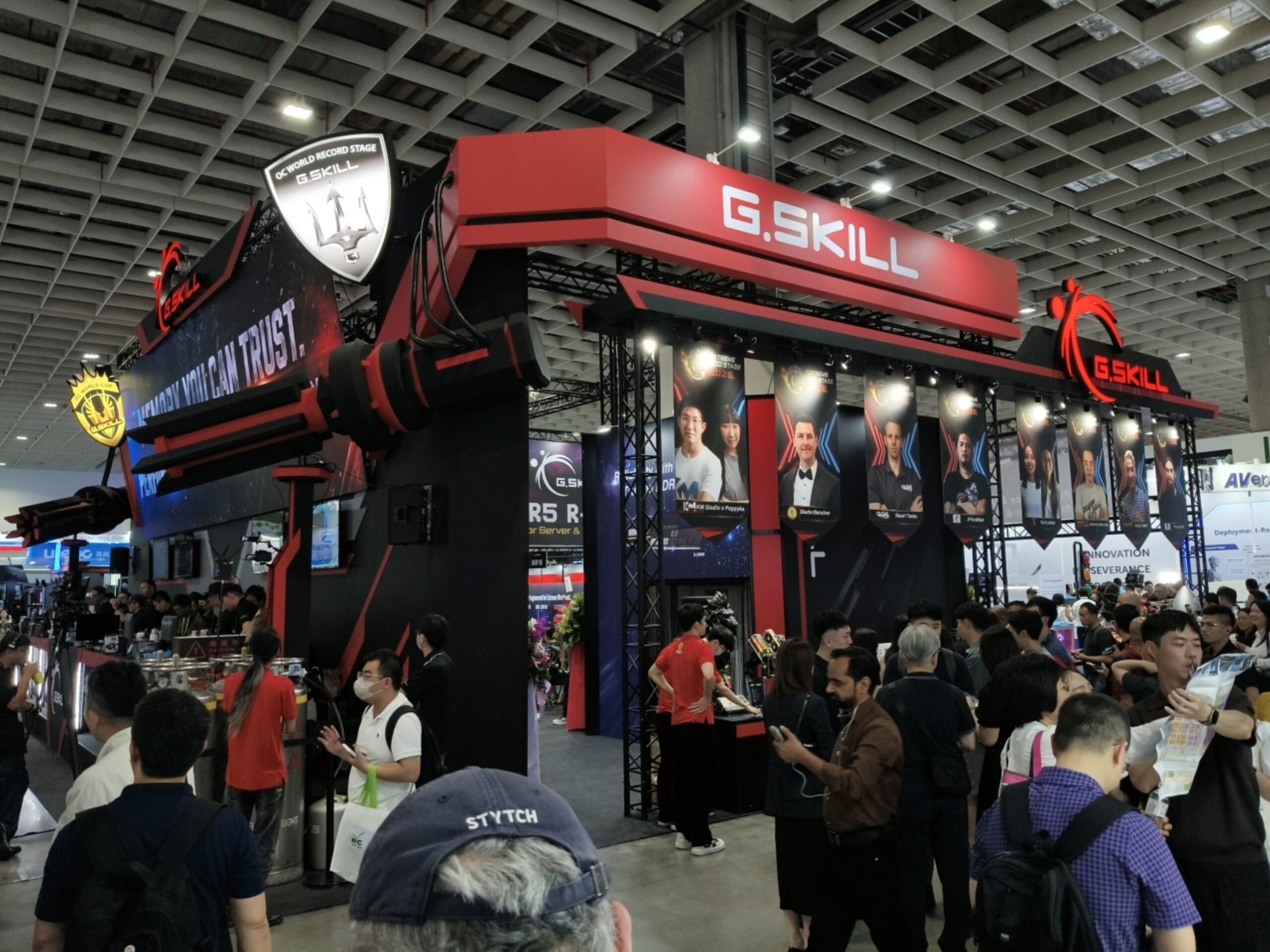 COMPUTEX 2026 芝奇 G.SKILL 展位設計，南港展覽館一館一樓現場 5