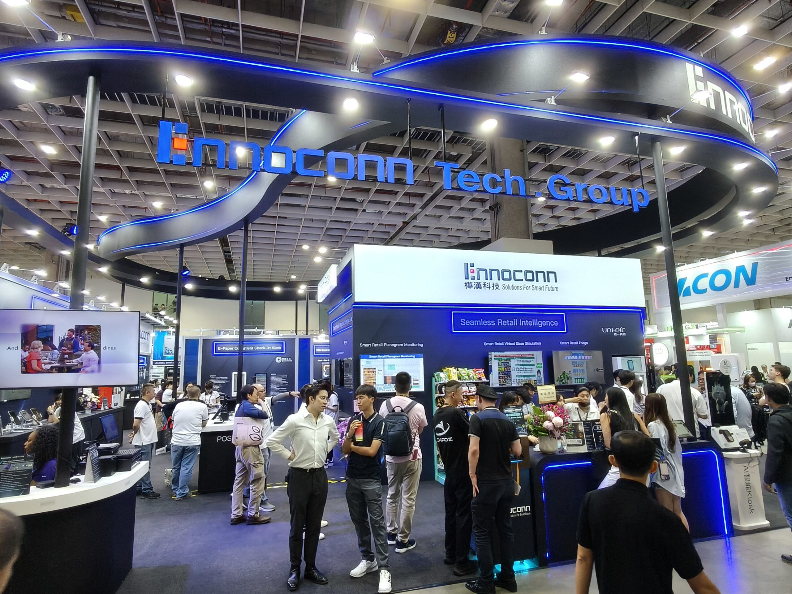 COMPUTEX 2026 樺漢 Ennoconn 展位設計，南港展覽館一館一樓現場 2