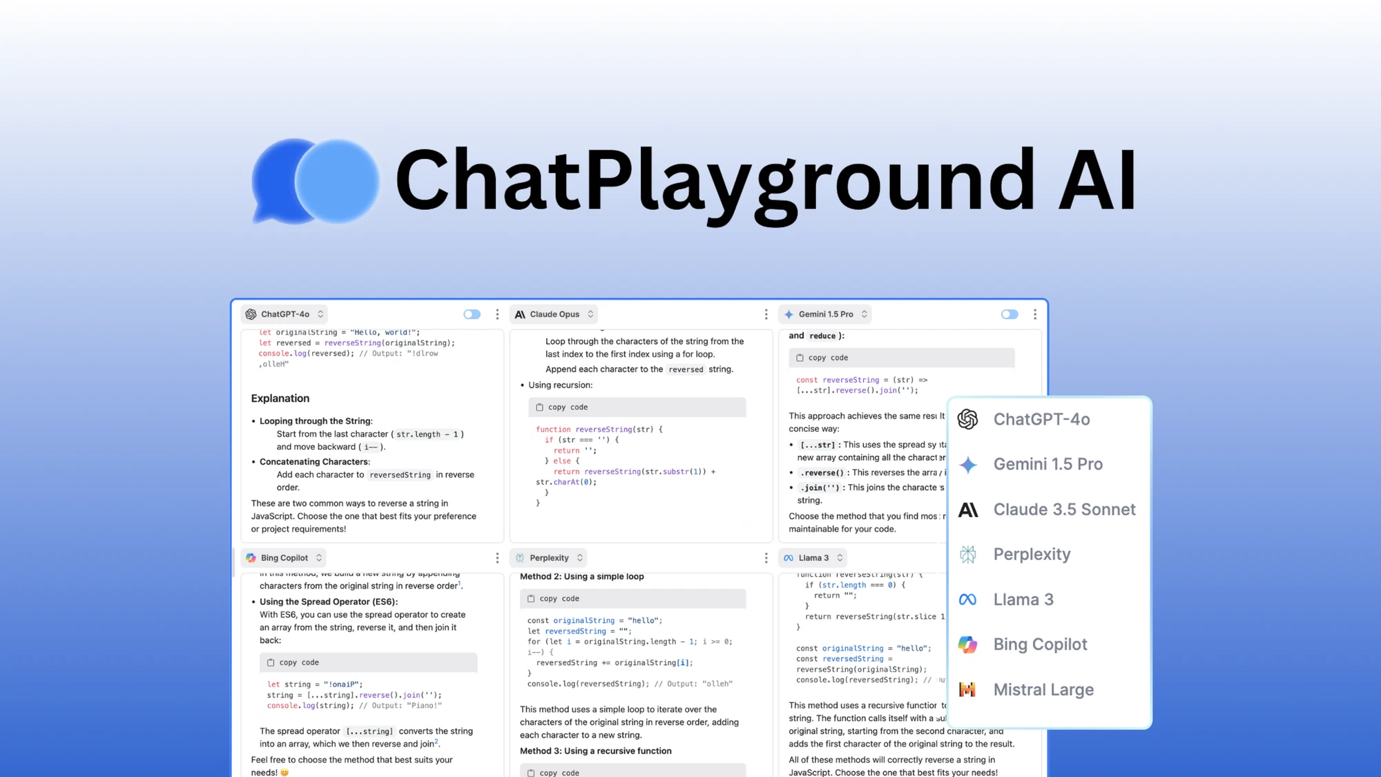 ChatPlayground AI 實測：一個介面 40+ 模型，Unlimited 值得嗎