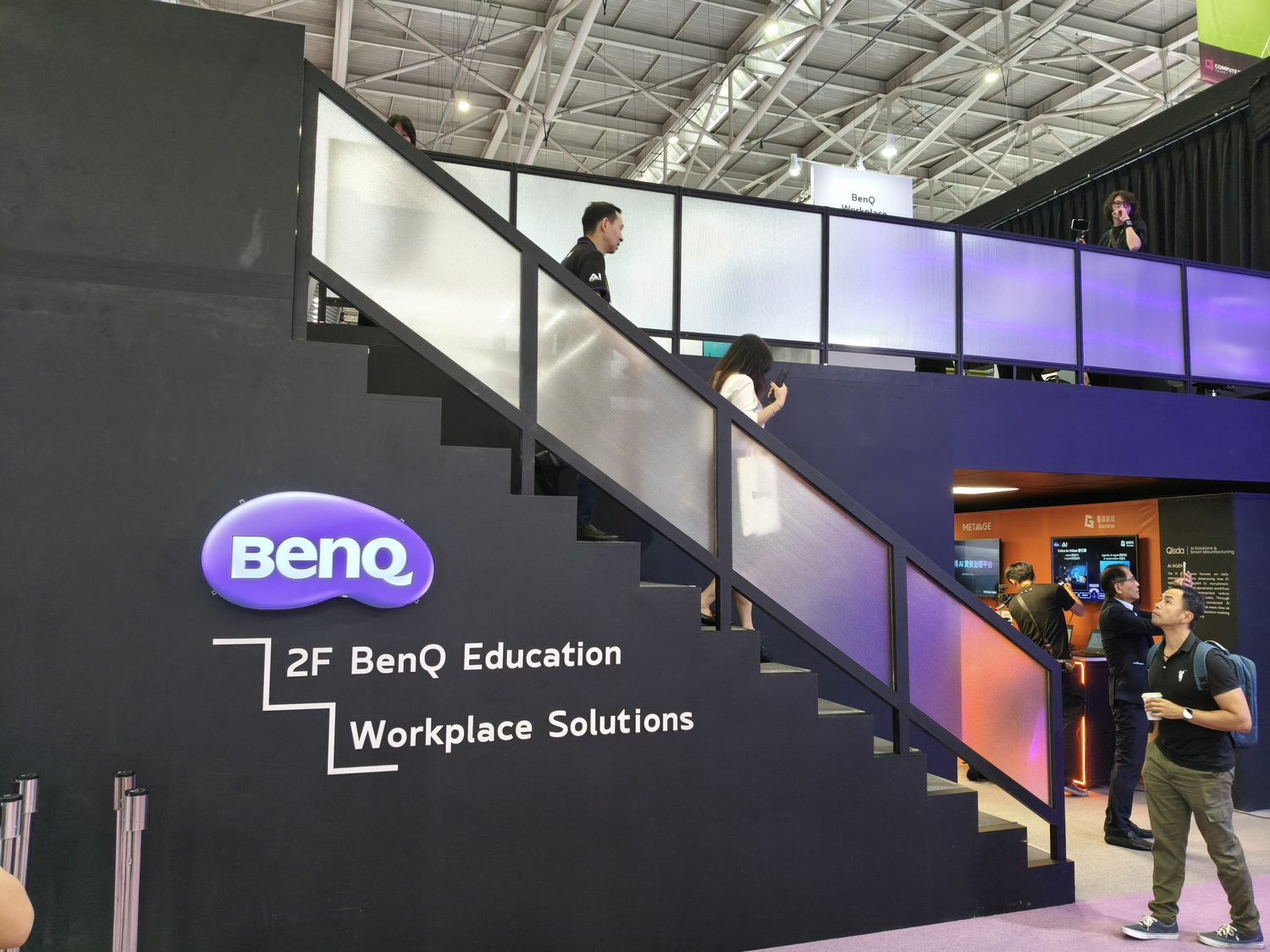 COMPUTEX 2026 佳世達 BenQ 展位設計，南港展覽館一館四樓現場 4