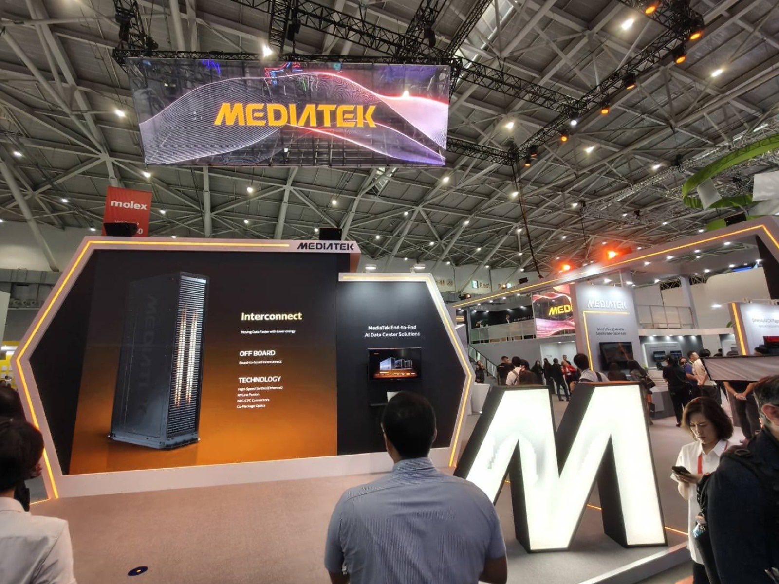 COMPUTEX 2026 聯發科 MediaTek 展位設計，南港展覽館一館四樓現場 2
