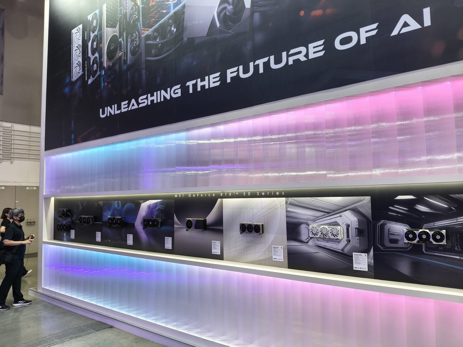 COMPUTEX 2026 微星 MSI 展位設計，南港展覽館一館四樓現場 2