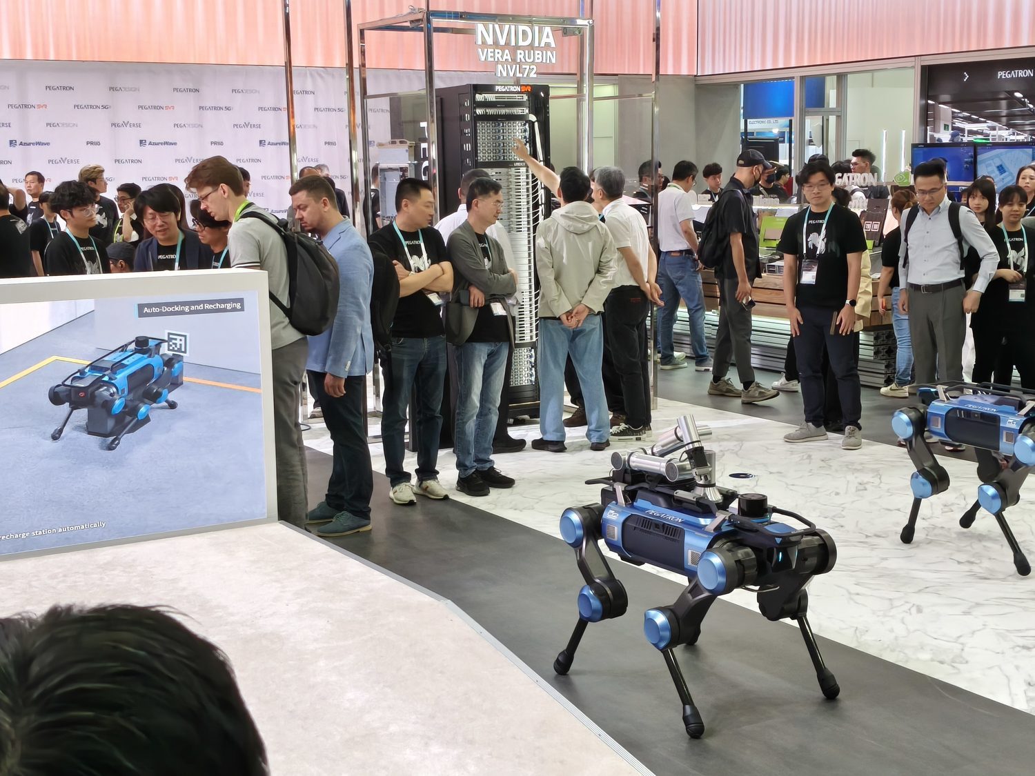 COMPUTEX 2026 和碩 PEGATRON 展位設計，南港展覽館一館四樓現場 2