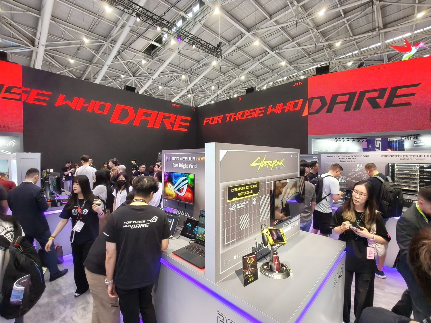 COMPUTEX 2026 ROG 展位設計，南港展覽館一館四樓現場 3