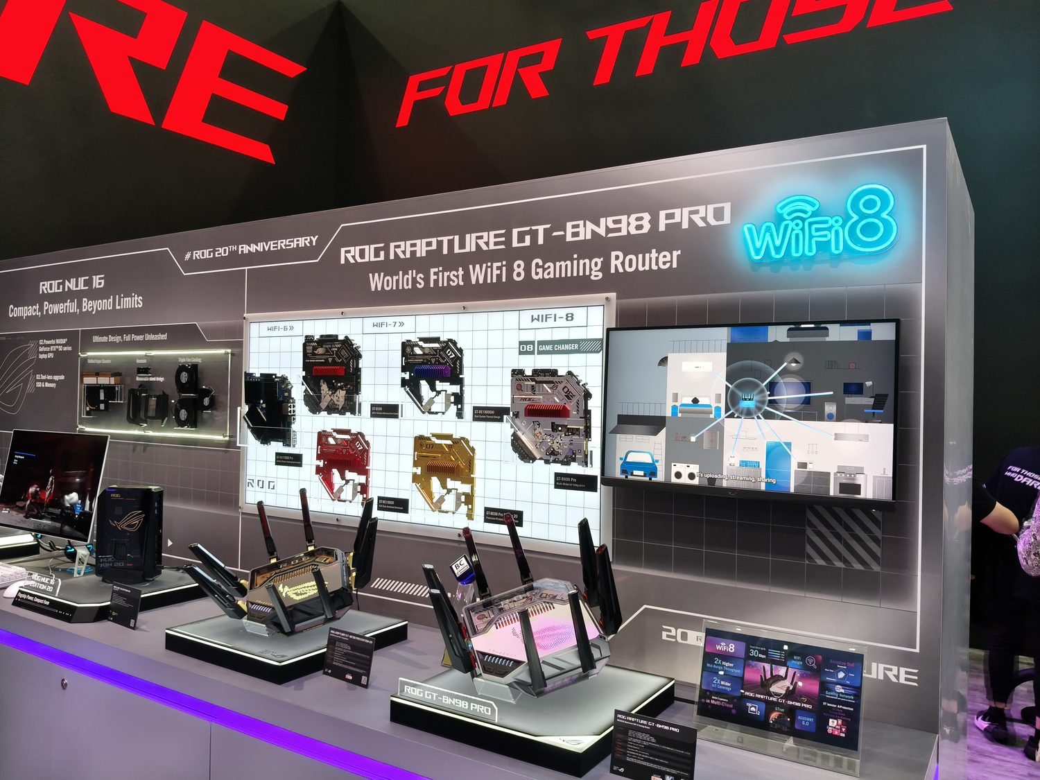 COMPUTEX 2026 ROG 展位設計，南港展覽館一館四樓現場 6