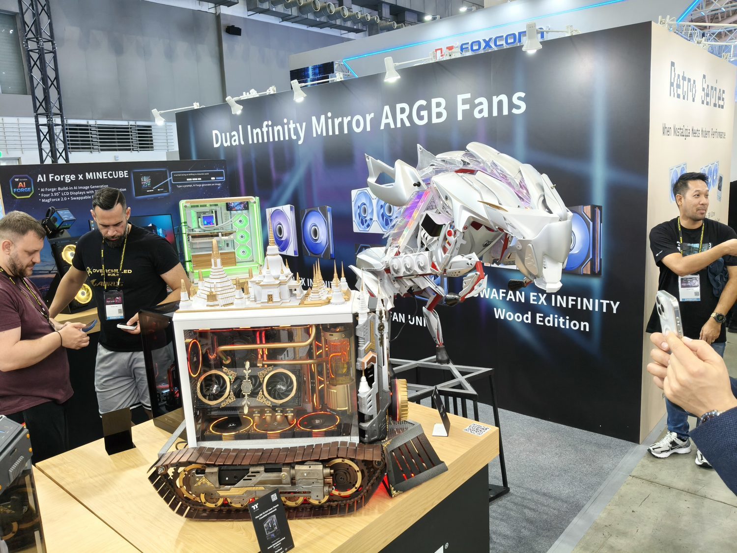 COMPUTEX 2026 曜越 Thermaltake 展位設計，南港展覽館一館四樓現場 1